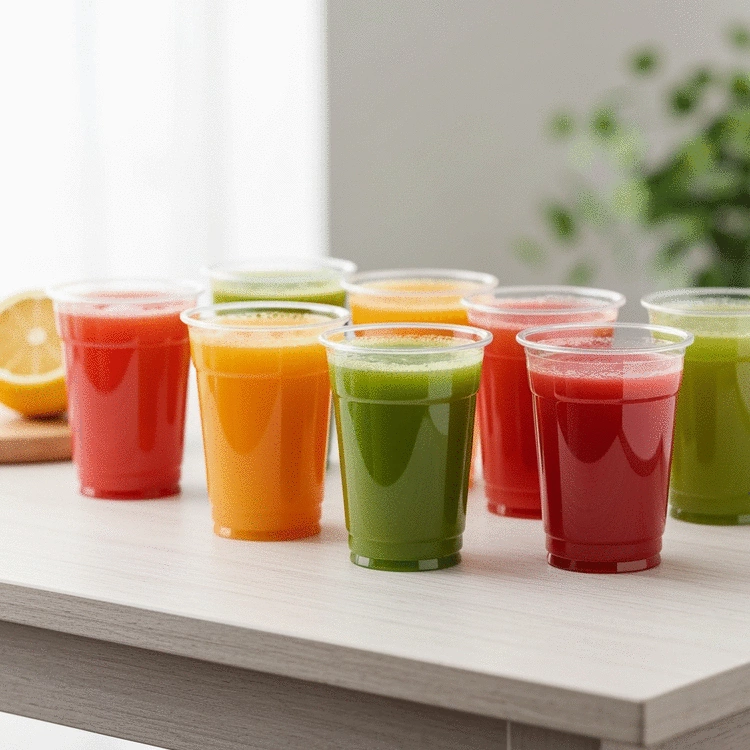 How Custom Plastic Juice Cups Enhance Brand Visibility and Customer Experience